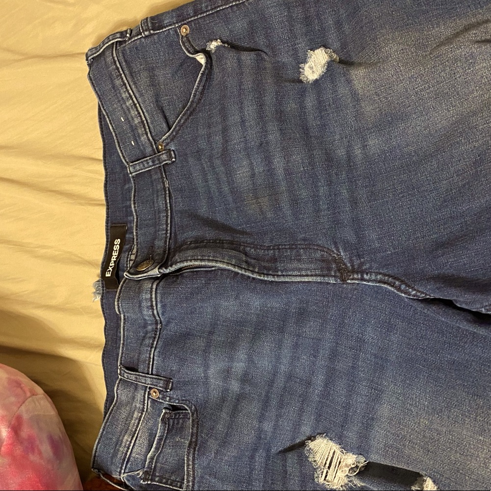 Distress Express Jeans